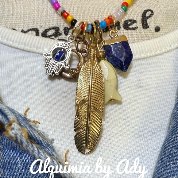 Alquimia by Ady Multicolor Beaded Necklace - Picture 2 of 3